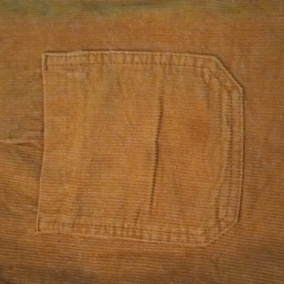 Women's BooHoo Corduroy Mini Skirt 12 Mustard Tan, Preowned - Picture 4 of 9